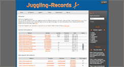 Desktop Screenshot of juggling-records.com